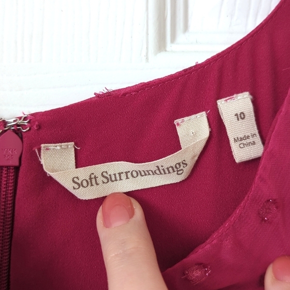 Soft Surroundings Sanna Sparkling Sleeveless Halter Neck Maxi Dress Sangria 10 - Picture 5 of 15